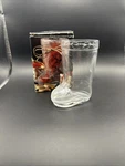 Studio Nova 5 Glass Boot Christmas Candy Holder, Made In Japan. Fixed Price $9.00.
