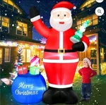 8FT Christmas Inflatable Santa Claus With Led Light Blow Up Outdoor Yard Decor. Fixed Price $37.99.