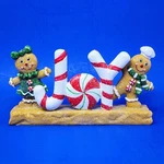 Valerie Parr Hill Gingerbread Boy & Girl Peppermint Joy Christmas Figurine New. Fixed Price $24.99.