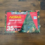 Vtg Noma 35 Mini-lights Indoor Outdoor Christmas String Flashing Steady. Fixed Price $22.99.