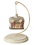 Inge Glass Ornament Fireplace Twas The Night Before Christmas Collection. Fixed Price $30.00.