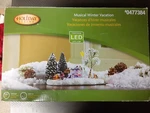 Holiday Living Christmas Lighted Led Musical Winter Vacation Scene # 0477384 Euc. Fixed Price $29.99.