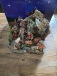 Santini Italy Style 10 Piece Used Nativity Set W/barn Area & Box (1 Broken Hand). Fixed Price $49.99.