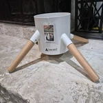 Nest Christmas Stand Base For Up To 8FT Real Trees, White. Fixed Price $35.99.