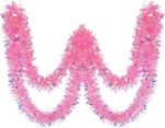 Ccinee 32.8 Feet Pink Tinsel Garland, Christmas Glitter Metallic 10M,. Fixed Price $18.54.