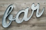 Apothecary & Company Bar Metal Led Marquee Sign 29X15". Fixed Price $75.00.