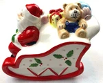 Vtg Brinns Ceramic Santas Sleigh Wind Up Music Box Christmas -taiwan See Video. Fixed Price $14.95.