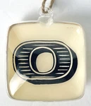 Pottery Barn Letter Christmas Ornament Blown Glass 3D Alphabet Black Square. Fixed Price $18.99.