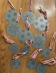 Hearth & Hand Magnolia Punched Tin Metal Snowflake Ornaments Set Of 12. Fixed Price $13.93.