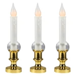 Northlight 3 Battery Operated Led Flickering Window Christmas Candle Lamps 8.5". Fixed Price $20.49.