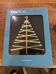 Nambe Oh Christmas Tree Ornament Silver And Gold Plated Hanging. Fixed Price $26.00.