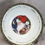 International China Christmas Story Susan Winget Serving Bowl 9 1/2" Xmas. Fixed Price $19.99.