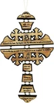 Carvers Art Olive Wood The Lords Prayer Cross With Dirt From Bethlehem 7 X 12". Fixed Price $39.88.