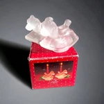 Frosted Rocking Horse Candle Holders All The Trimmings Macys Christmas Vtg Pony. Fixed Price $11.25.
