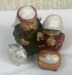 Transpac Mini Figures Natural 2" X Resin Stone Christmas Nativity Scene. Fixed Price $15.00.