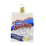 Old World Christmas 3.00IN Hostess Donettes, Glass, Powdered Sugar 32535. Fixed Price $25.99.