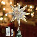Wvsafv Christmas Topper, 3D Geometric Decorative Star.... Fixed Price $11.98.