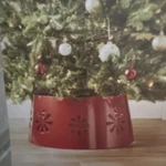 Metal Holiday Christmas Tree Collar. Fixed Price $20.00.