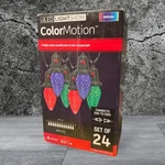 Gemmy 24-COUNT Led Lightshow Colormotion Multicolor C9 String. Fixed Price $49.99.