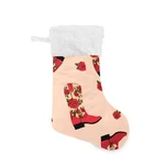 Burbuja Cowboy Boots Christmas Stocking 18 Hanging 17.7 In,. Fixed Price $21.99.