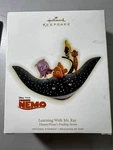 Hallmark 2009 Finding Nemo Learning With Mr. Ray Ornament Disney Pixar New Nib. Fixed Price $27.04.