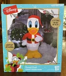 3.2 Ft Tall Disney's Donald Duck Santa Suit Airblown Inflatable Yard Decor. Fixed Price $45.99.