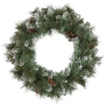 Northlight Snow Valley Pine Artificial Christmas Wreath, 24-INCH, Unlit. Fixed Price $59.21.
