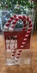 Haute Decor Christmas Stocking Holder Candy Cane Velvet Mantle Clip 2 Pack New. Fixed Price $14.99.
