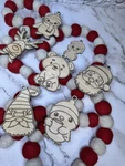 Set Of 7 Wooden Christmas Ornaments Laser Cute Animals Holiday Decor. Fixed Price $49.99.
