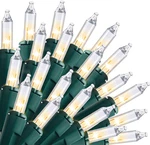 Clear Christmas String Lights INDOOR,300(3X100) Mini Warm White Fairy LIGHT,64.2. Fixed Price $53.99.