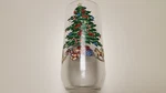 ONE(1)CHRISTMAS/HOLIDAY Tree By Luminarc W/presents Drinking Glass/tumbler/bulbs. Fixed Price $9.99.