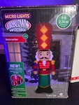 New Gemmy Nutcracker 9 Ft Inflatable Flashing Micro Led Lights Christmas. Fixed Price $57.28.
