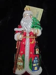 Old World Christmas German Santa (40347) Glass Ornament Nwt. Fixed Price $24.99.