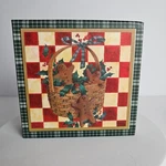 Christmas Coasters Gingerbread Yesterboard 1996 Keepsake Box Legacy Publishing. Fixed Price $14.40.