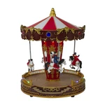 Northlight 11" Led Lighted And Animated Christmas Carousel With Horses. Fixed Price $85.67.