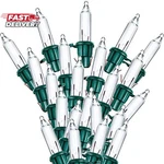 Mudder 100 Count Christmas Tree Lights Replacement Bulbs Mini Incandescent. Fixed Price $7.80.
