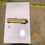 2010 Hallmark Lionel Union Pacific Streamliner Buffet Coach Diecast Ornament. Fixed Price $9.00.