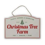 Target Bullseye's "christmas Tree Farm" Hanging Wall Sign 12. Fixed Price $13.90.