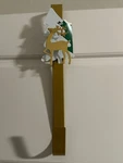 Holiday Christmas Reindeer Tree Over Door Wreath Holder Hanger New With Tag Tx. Fixed Price $6.75.