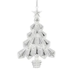 Kurt Adler 6" Clear Glittered Christmas Tree Ornament. Fixed Price $7.56.