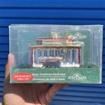Kurt Adler Glass San Francisco Cable Car Ornament - Open Box. Fixed Price $19.99.