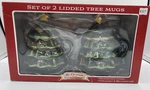 Mr. Christmas Set Of 2 Lidded Tree Mugs. Fixed Price $15.00.
