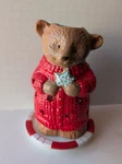 Hallmark Gourmet Gifts Teddy Bear Votive Candle Holder W/ Base Star 251-P1. Fixed Price $9.99.