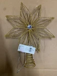 Holiday Lane Shine Bright Gold Tone Star Led Light Christmas Tree Topper Nwt. Fixed Price $31.99.