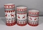 Northlight Nordic Reindeer Flameless Led Wax Candles Set Of 3, 6" Tall. Fixed Price $16.99.
