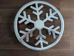 Crate And Barrel 8 Inch Snowflake Trivet Christmas. Fixed Price $26.99.