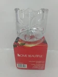 Crystal Votive Candle Holder Christmas Poinsettia -by Home Beautiful. Fixed Price $6.39.