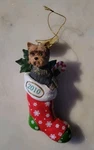 Danbury Mint Yorkshire Terrier Short Haired Yorkie Stocking Stuffer Ornament. Fixed Price $20.00.