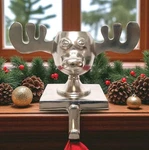 Pottery Barn National Lampoons Christmas Vacation Moose Stocking Holder 7.5" Nib. Fixed Price $29.99.