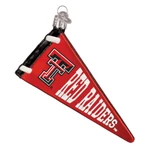Old World Christmas Texas Tech Pennant Ornament. Fixed Price $24.99.